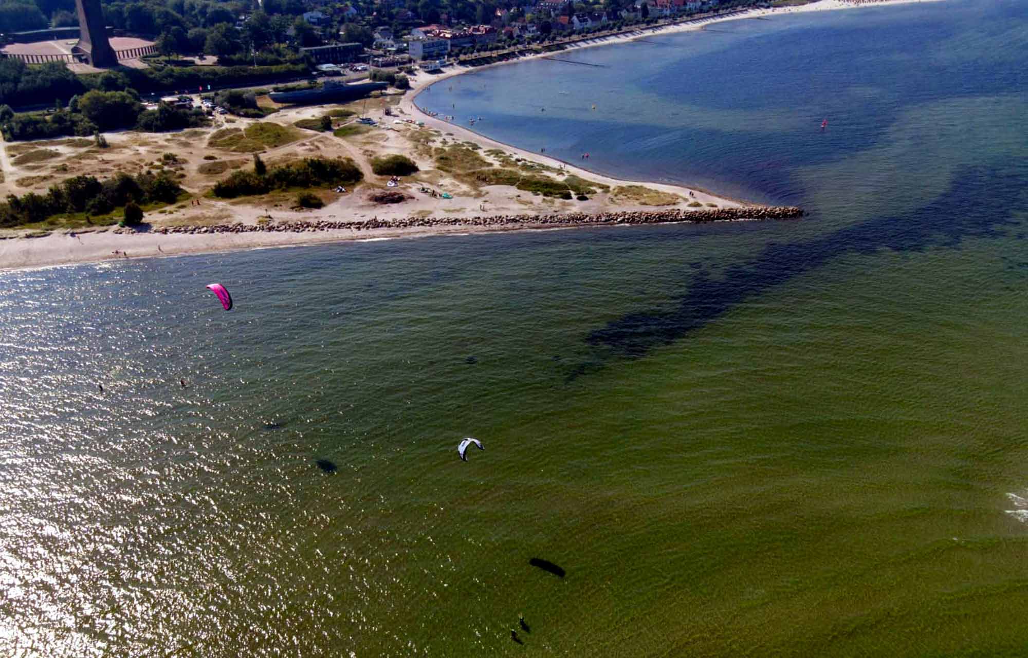Laboe Strand an der Kieler Förde